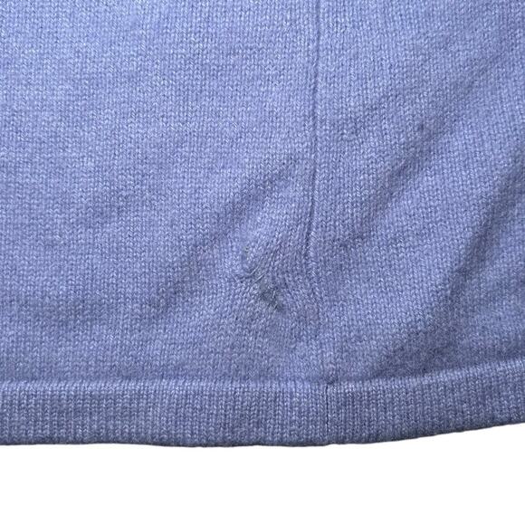 Talbots Lavender 100% Pure Cashmere Turtleneck Sweater Size Medium - Picture 6 of 8